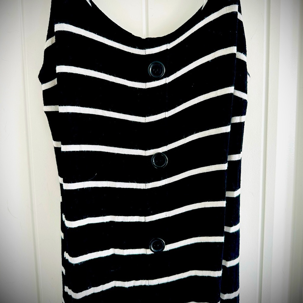 Everyday Stripped Maxi Dress w/Slit!